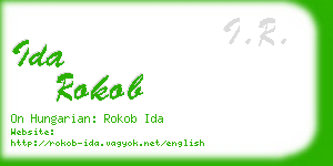 ida rokob business card